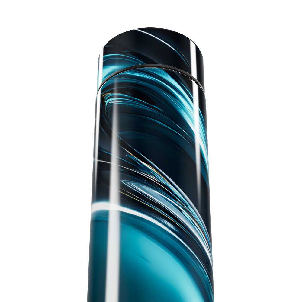 Garrafa Térmica Touch Azul - Design Moderno