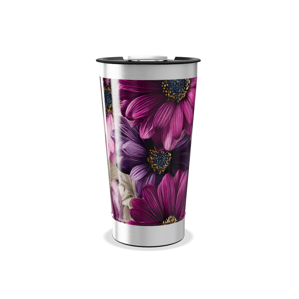 Copo Térmico - Estampa Floral Colorida