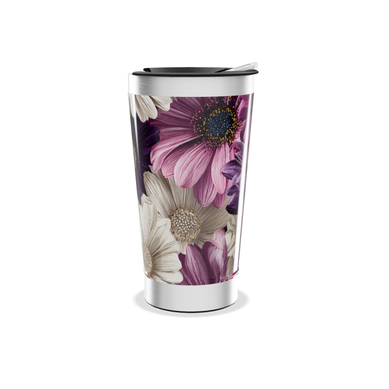 Copo Térmico - Estampa Floral Colorida