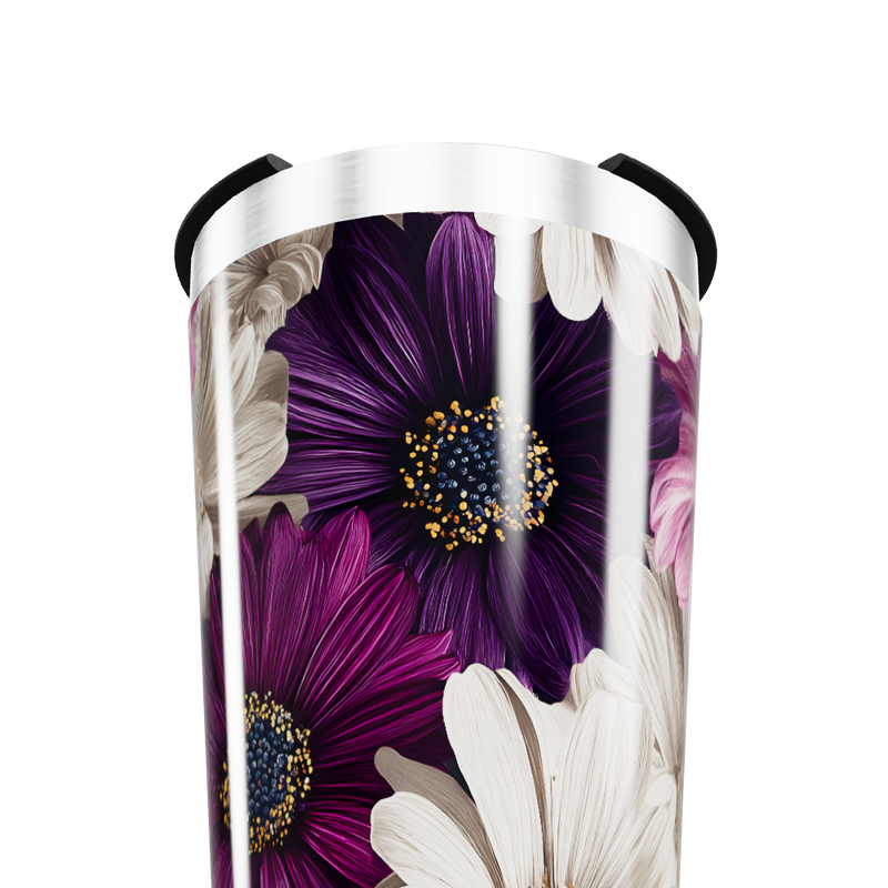 Copo Térmico - Estampa Floral Colorida