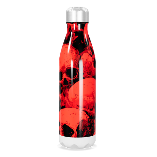 Garrafa Inox - Caveiras Vermelhas 500ml