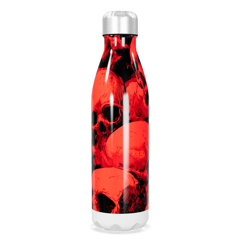 Garrafa Inox - Caveiras Vermelhas 500ml