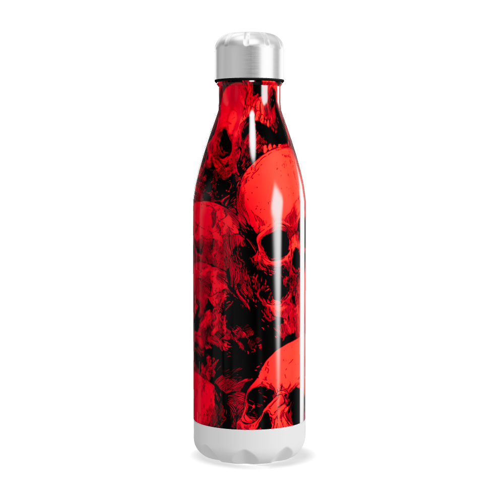 Garrafa Inox - Caveiras Vermelhas 500ml