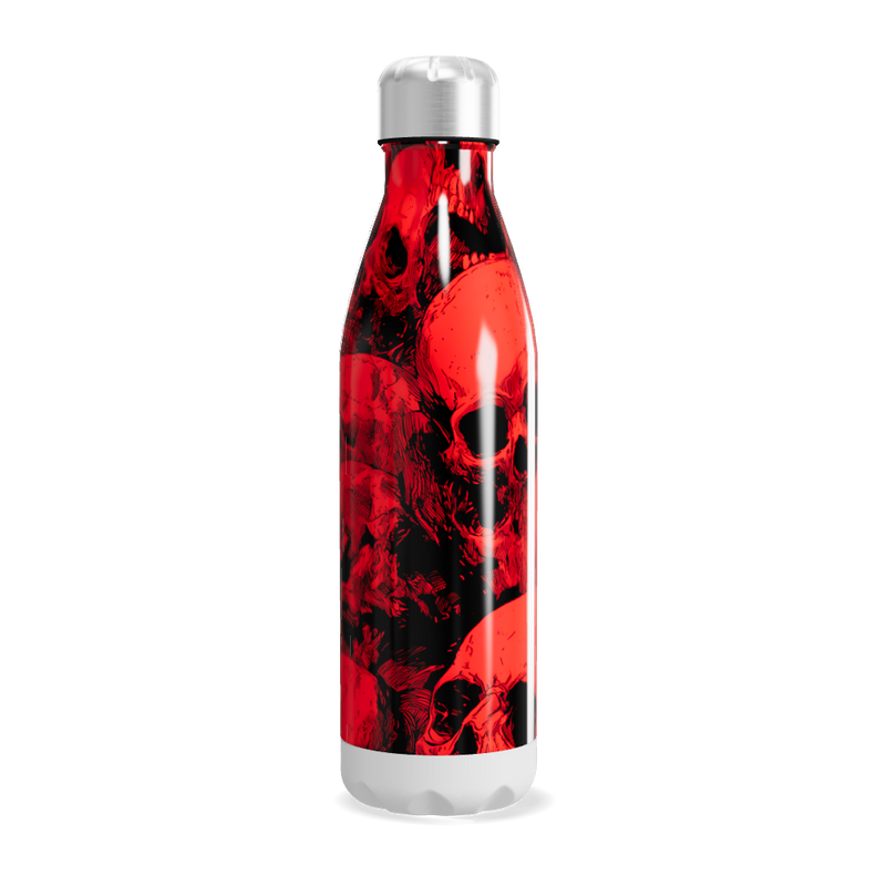 Garrafa Inox - Caveiras Vermelhas 500ml