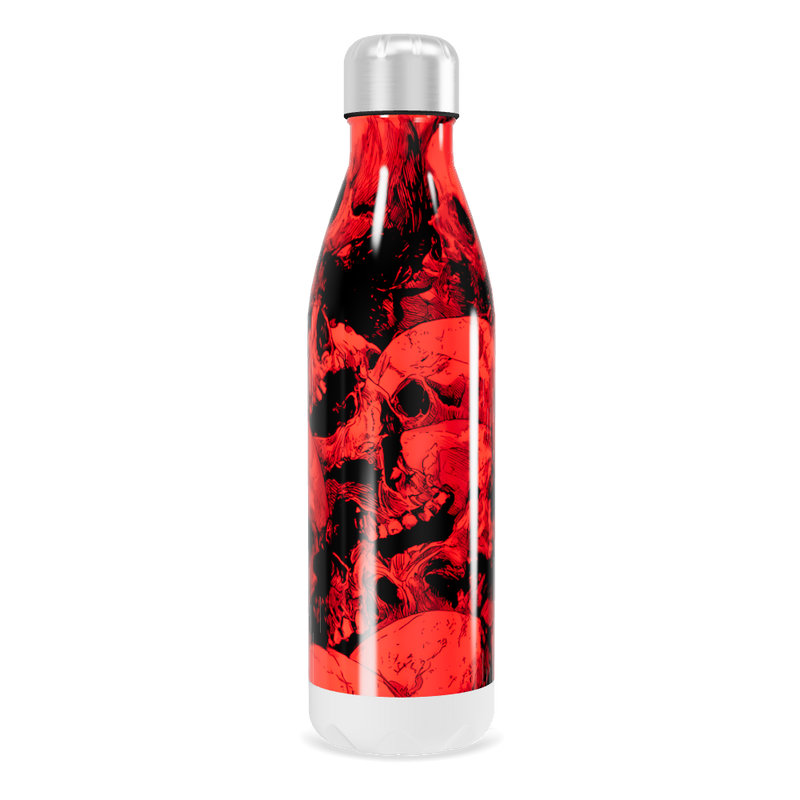 Garrafa Inox - Caveiras Vermelhas 500ml
