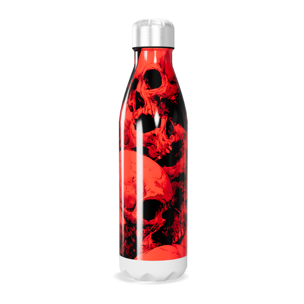 Garrafa Inox - Caveiras Vermelhas 500ml