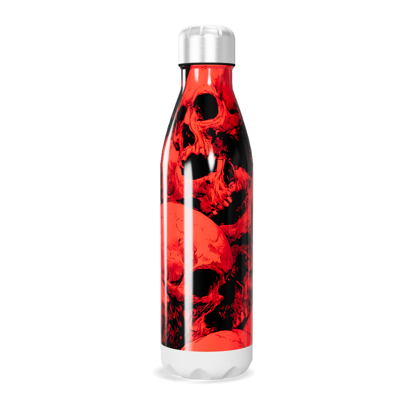Garrafa Inox - Caveiras Vermelhas 500ml