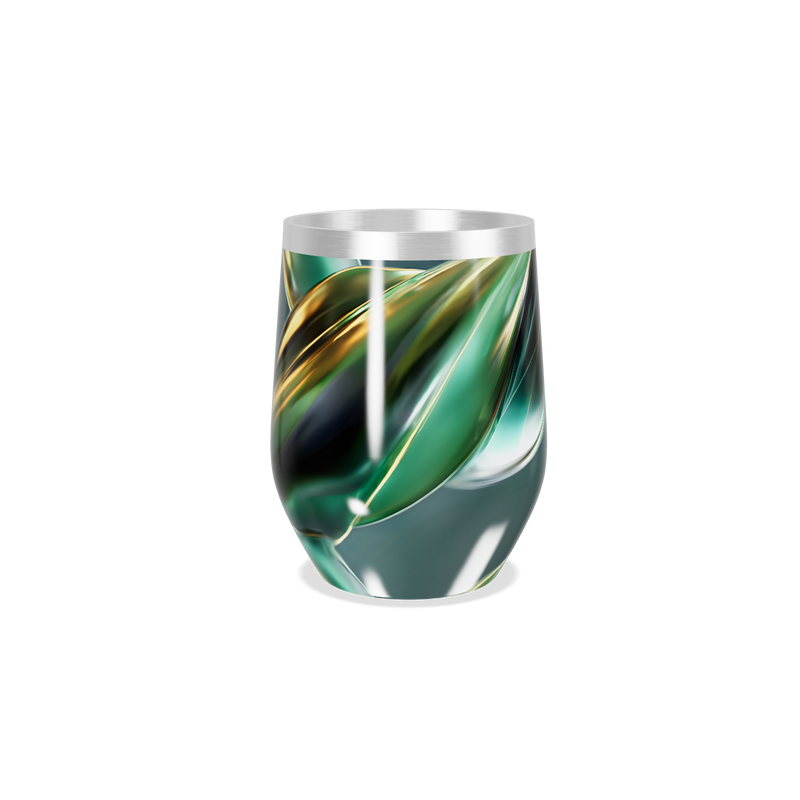 Copo Térmico Slim - Verde Estampado Inox