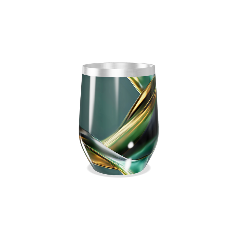 Copo Térmico Slim - Verde Estampado Inox