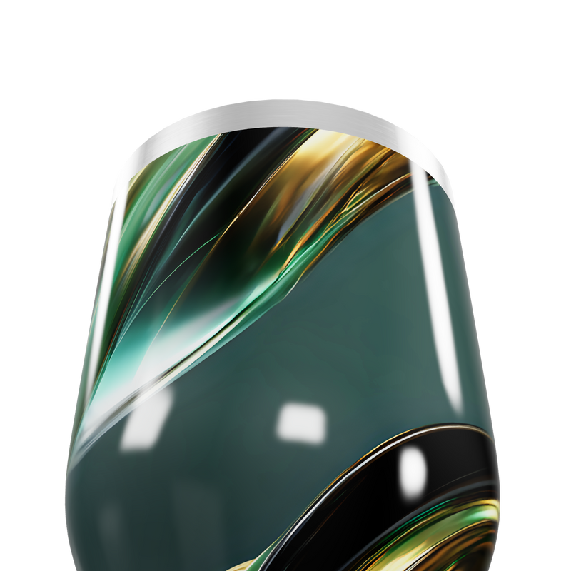 Copo Térmico Slim - Verde Estampado Inox