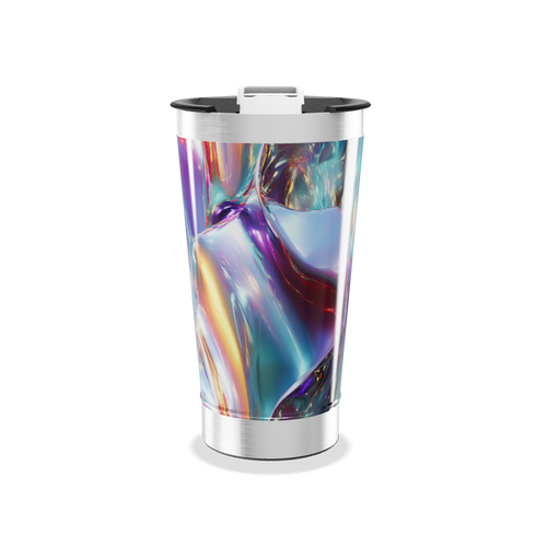 Copo Térmico - Aço Inox Holográfico