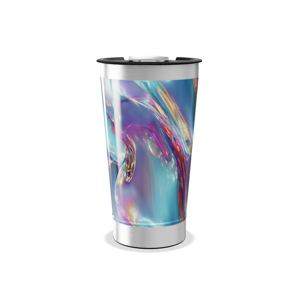 Copo Térmico - Aço Inox Holográfico