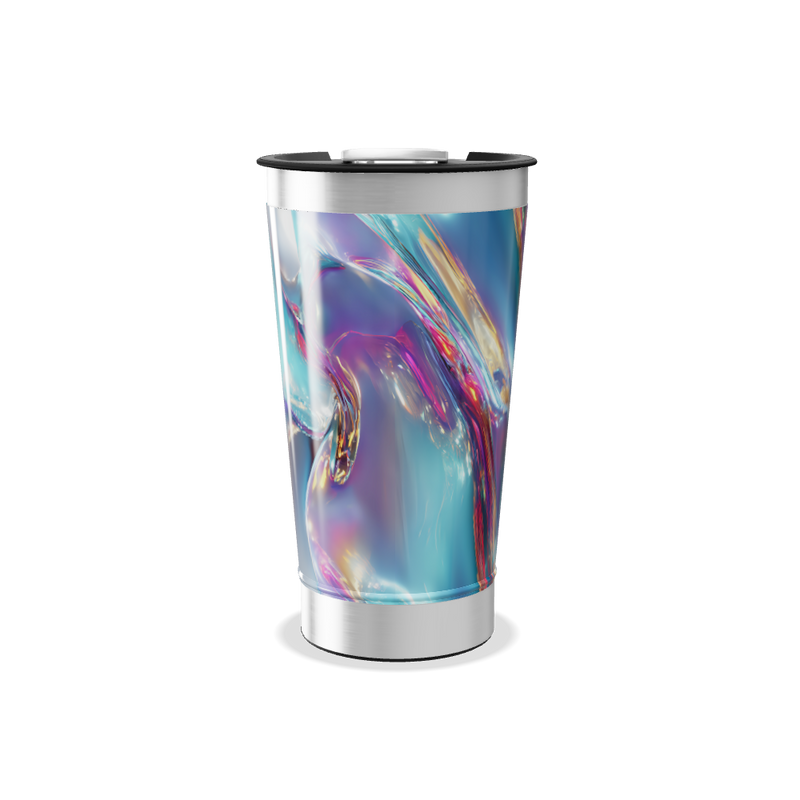 Copo Térmico - Aço Inox Holográfico