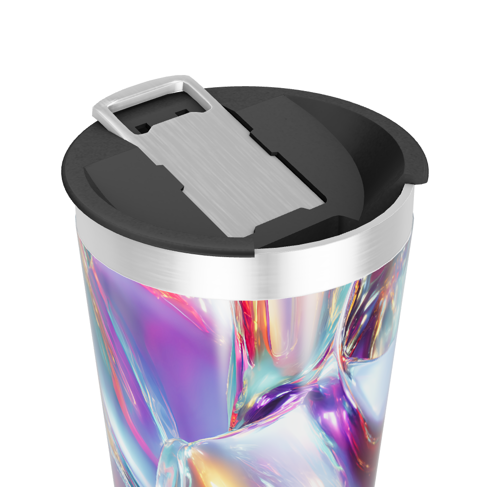 Copo Térmico - Aço Inox Holográfico