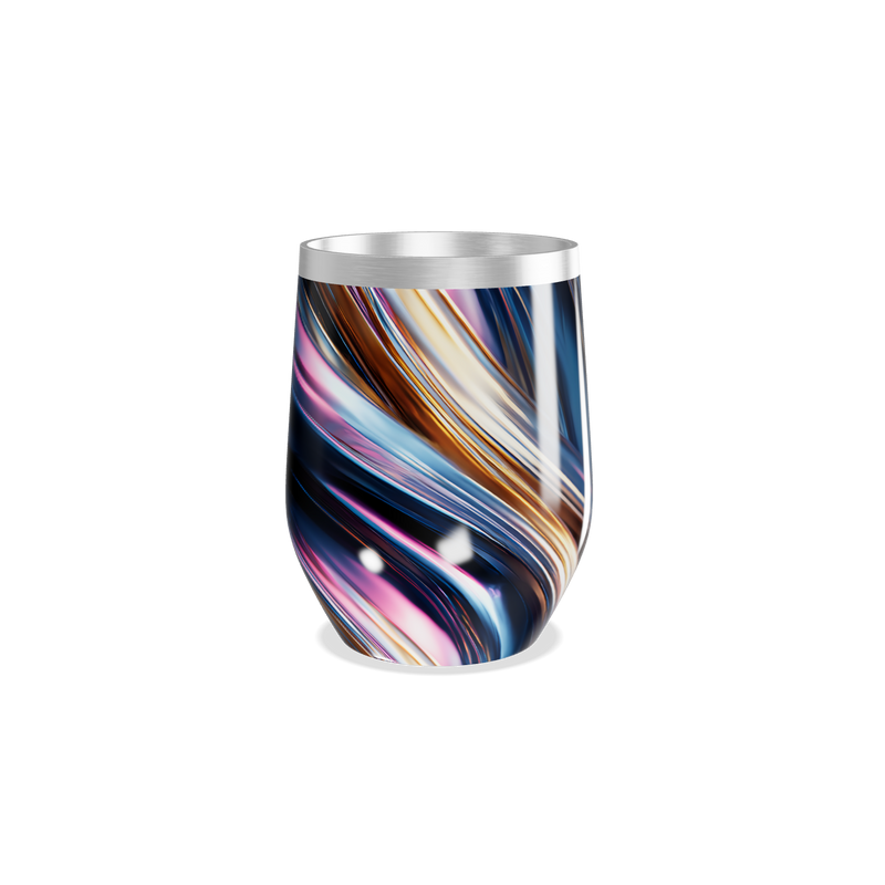 Copo Térmico Slim - Azul Metálico Espiral