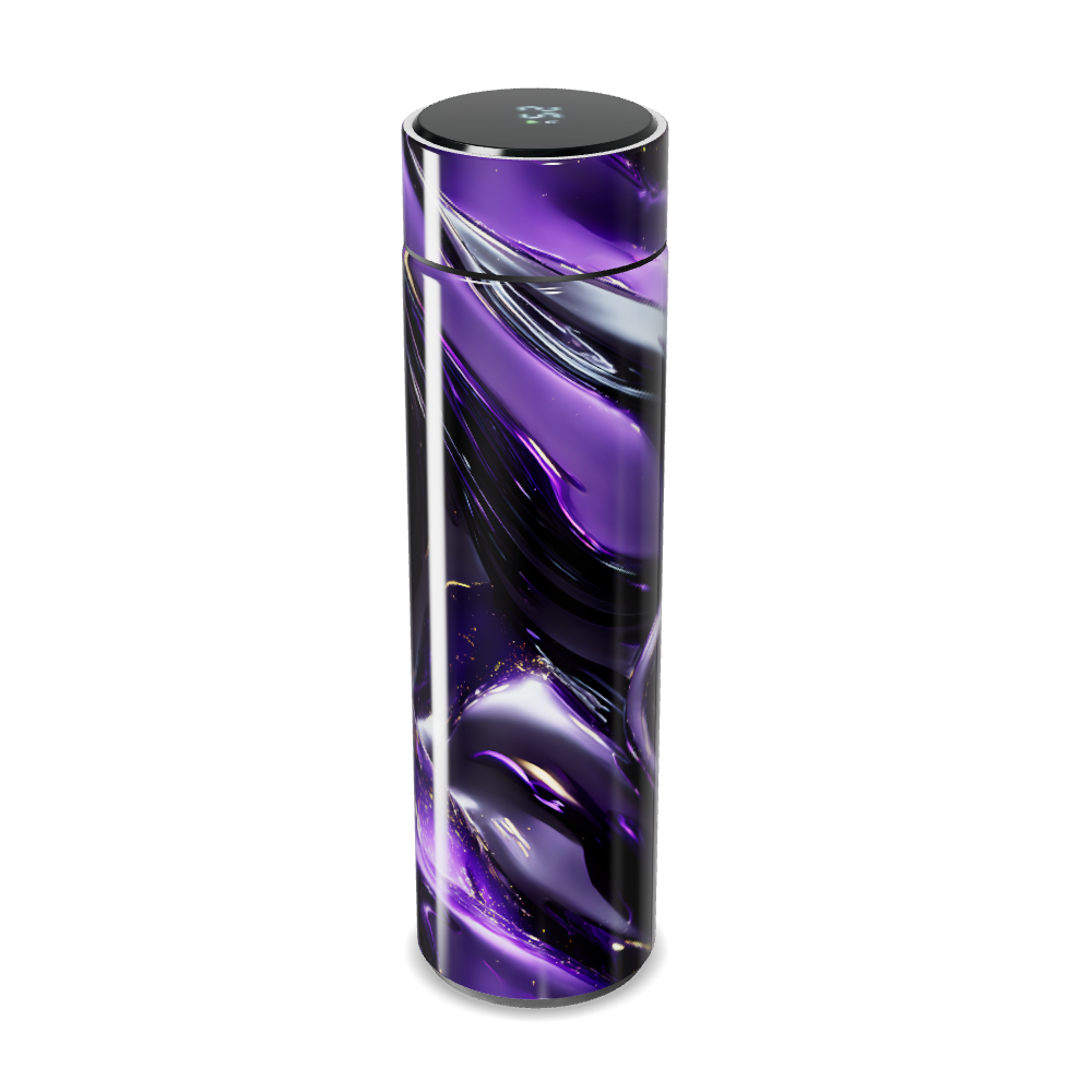 Garrafa Térmica Touch - Roxa Digital Led