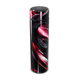 Garrafa Térmica Touch - Design Abstrato Preto e Vermelho