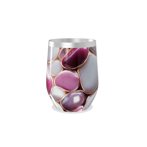 Copo Térmico Slim - Estampa Cores Roxas