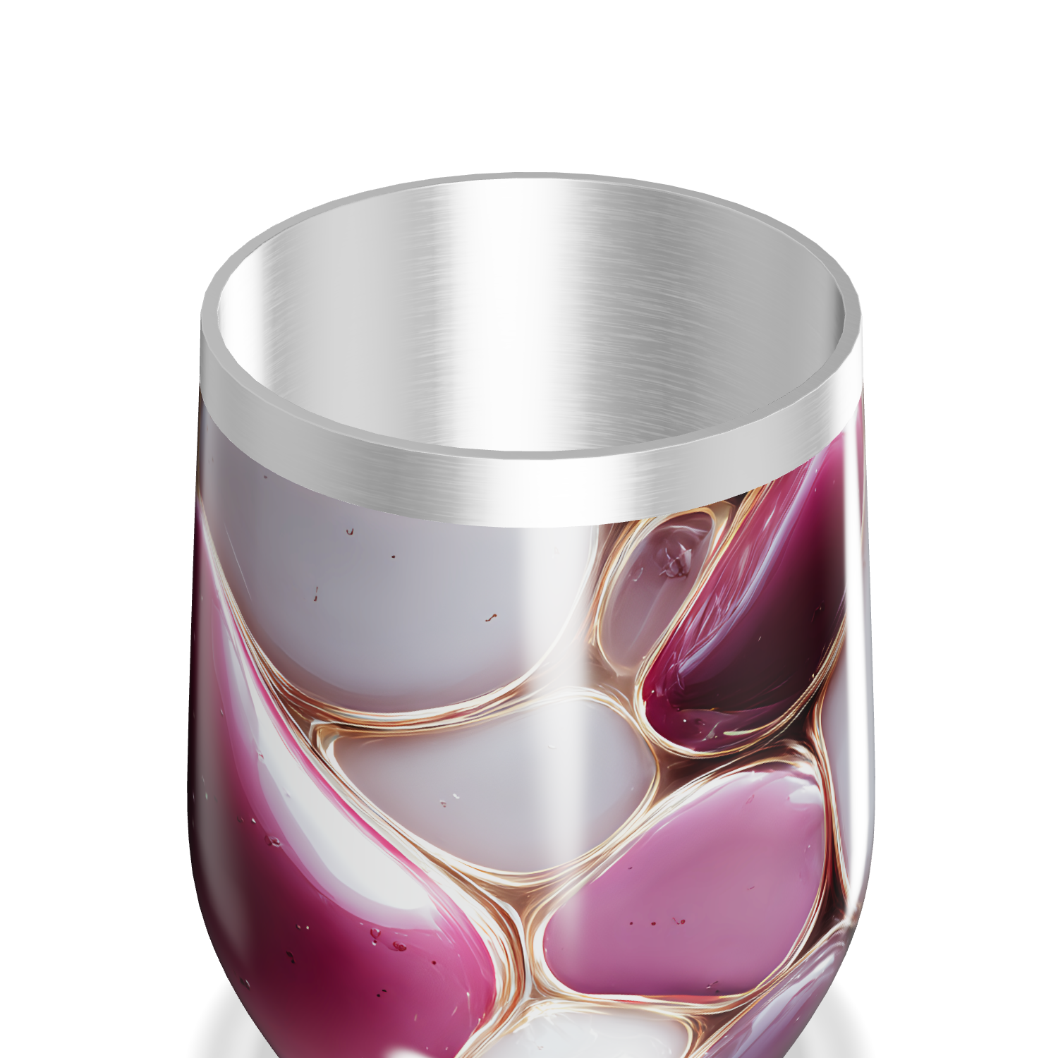 Copo Térmico Slim - Estampa Cores Roxas