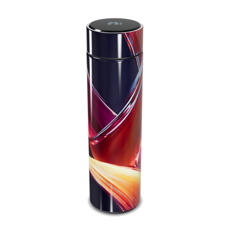 Garrafa Térmica Touch - Estampa Abstrata Colorida