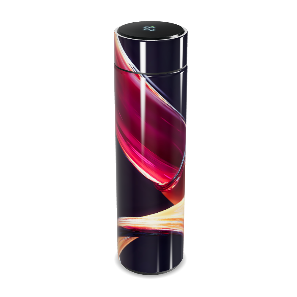 Garrafa Térmica Touch - Estampa Abstrata Colorida