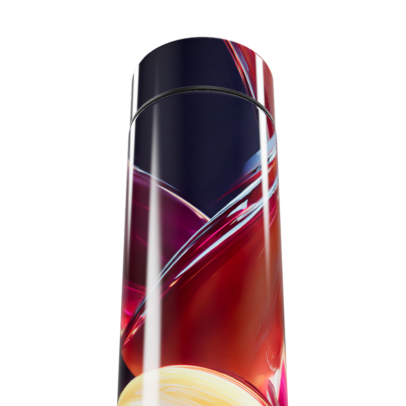 Garrafa Térmica Touch - Estampa Abstrata Colorida