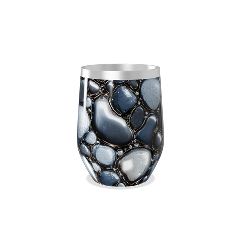 Copo Térmico Slim - Textura Pedra Aço Inox