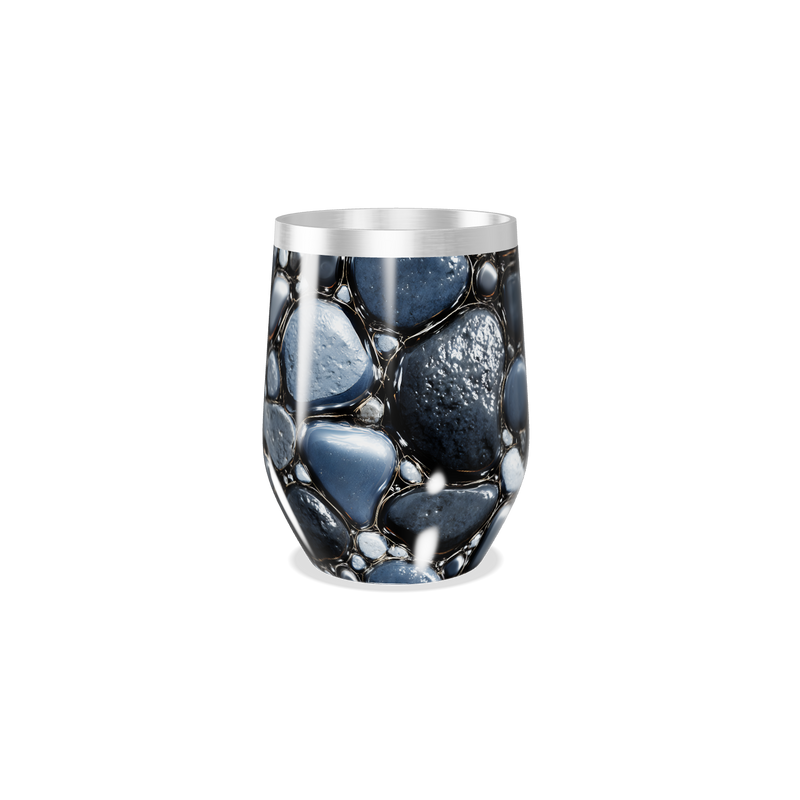 Copo Térmico Slim - Textura Pedra Aço Inox