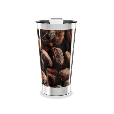 Copo Térmico - Estampa Grãos Café