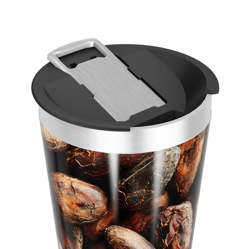 Copo Térmico - Estampa Grãos Café