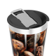 Copo Térmico - Estampa Grãos Café