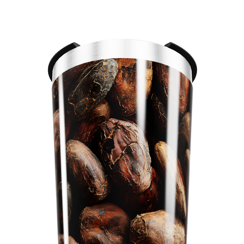 Copo Térmico - Estampa Grãos Café