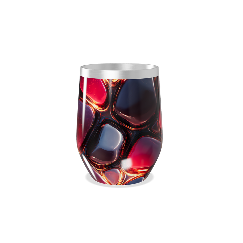 Copo Térmico Slim - Design Abstrato Colorido