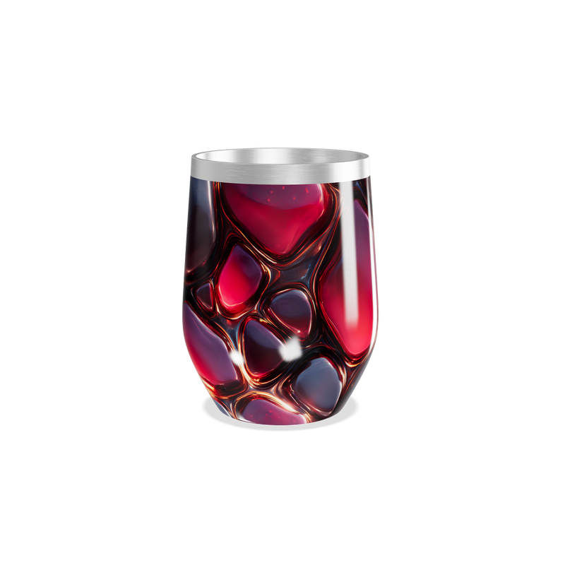 Copo Térmico Slim - Design Abstrato Colorido