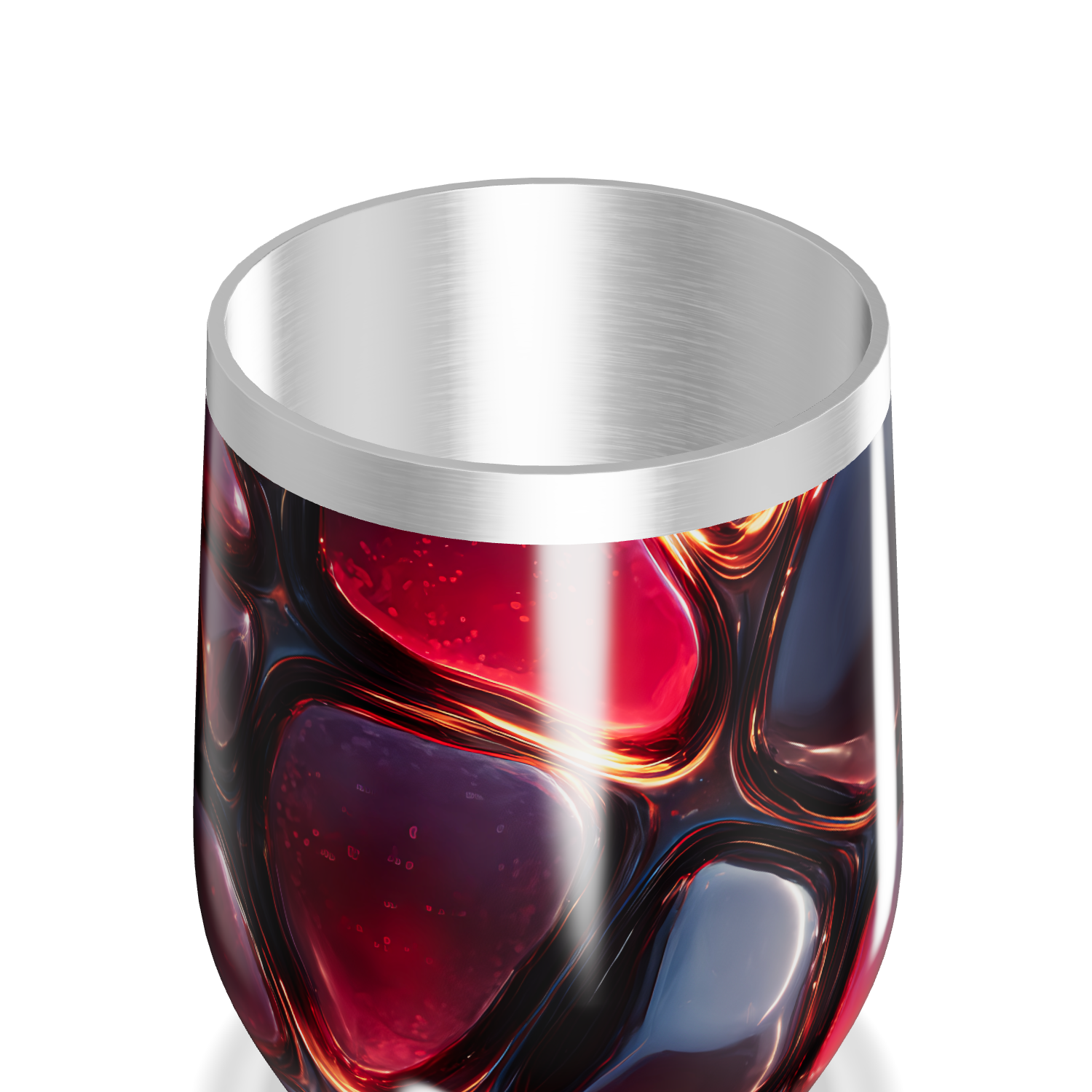 Copo Térmico Slim - Design Abstrato Colorido