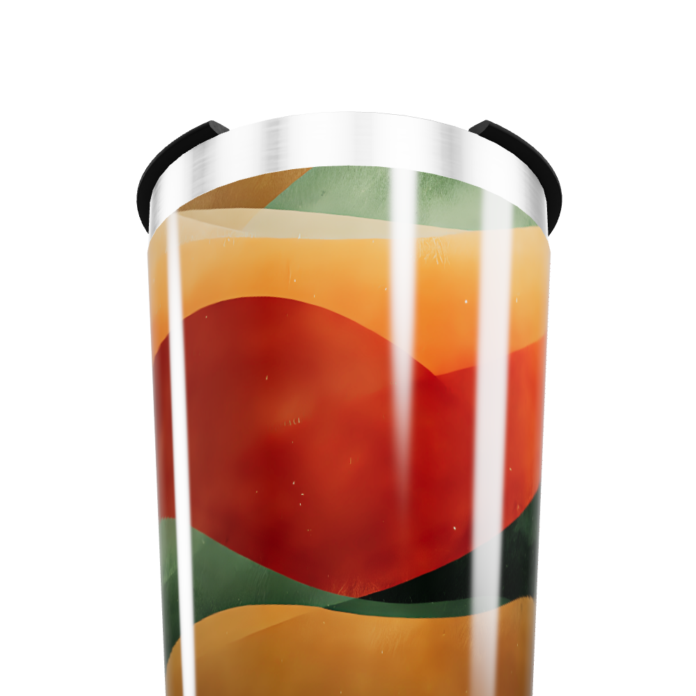 Copo Térmico - Estampa Abstrata Colorida