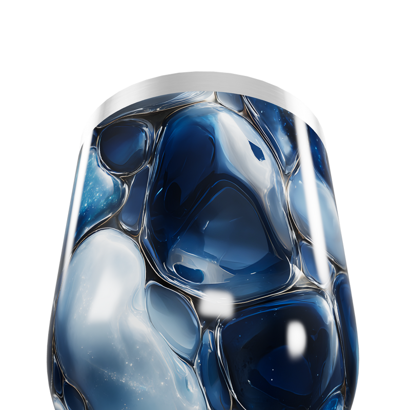 Copo Térmico Slim - Azul Vidro Ilustrado