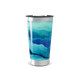 Copo Térmico - Azul com ondas