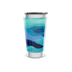 Copo Térmico - Azul com ondas