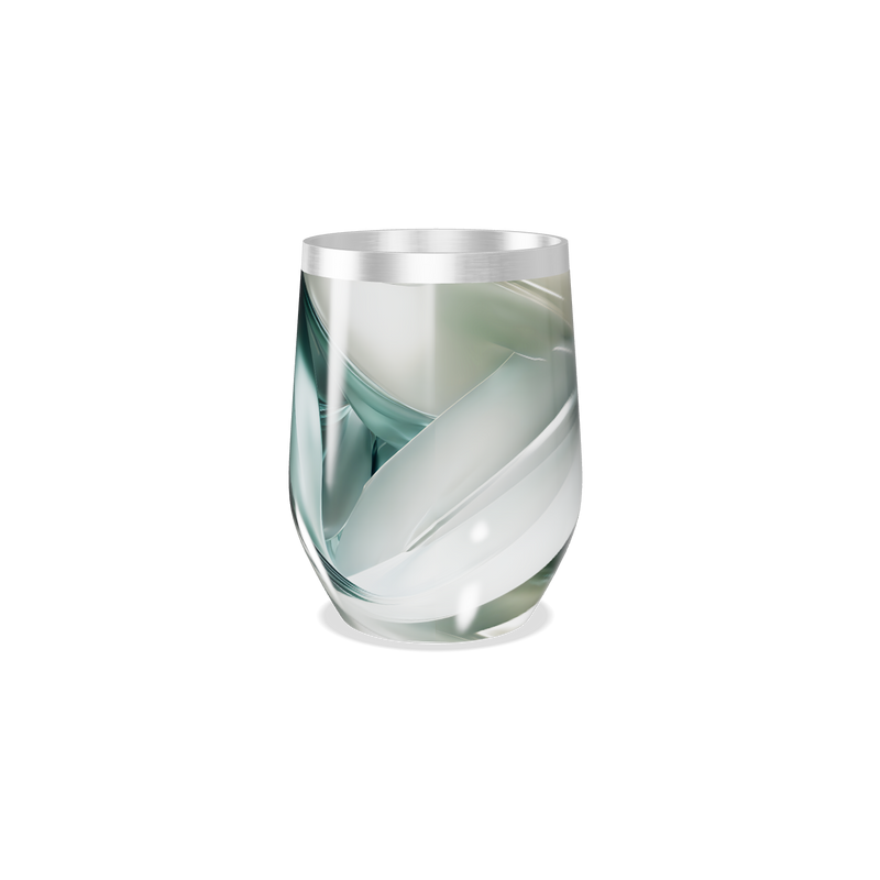 Copo Térmico Slim - Listras Preto e Branco