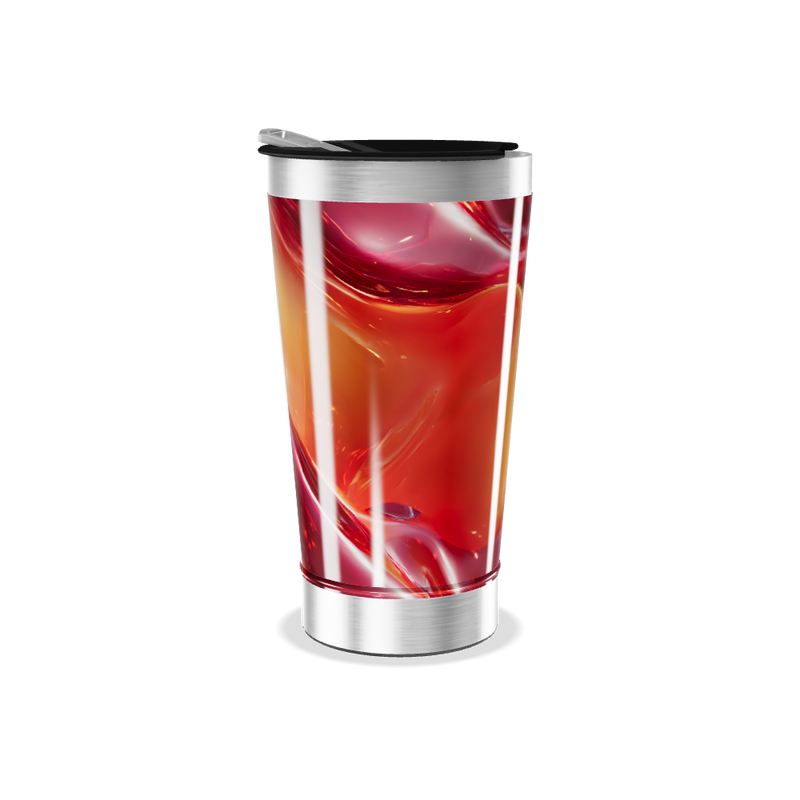 Copo Térmico - Estampa Abstrata Colorida