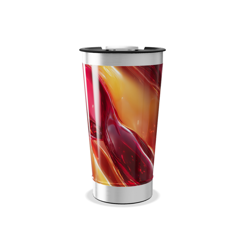 Copo Térmico - Estampa Abstrata Colorida