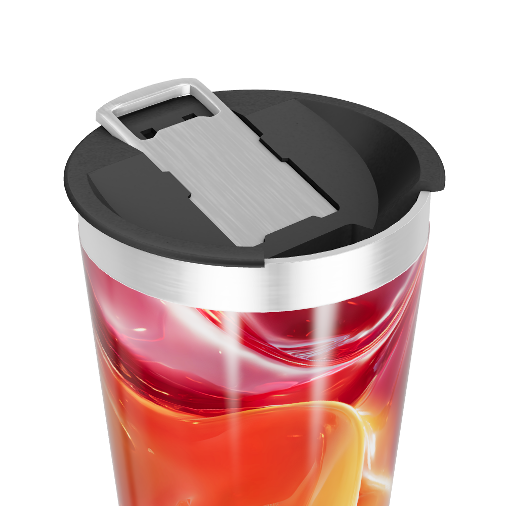 Copo Térmico - Estampa Abstrata Colorida