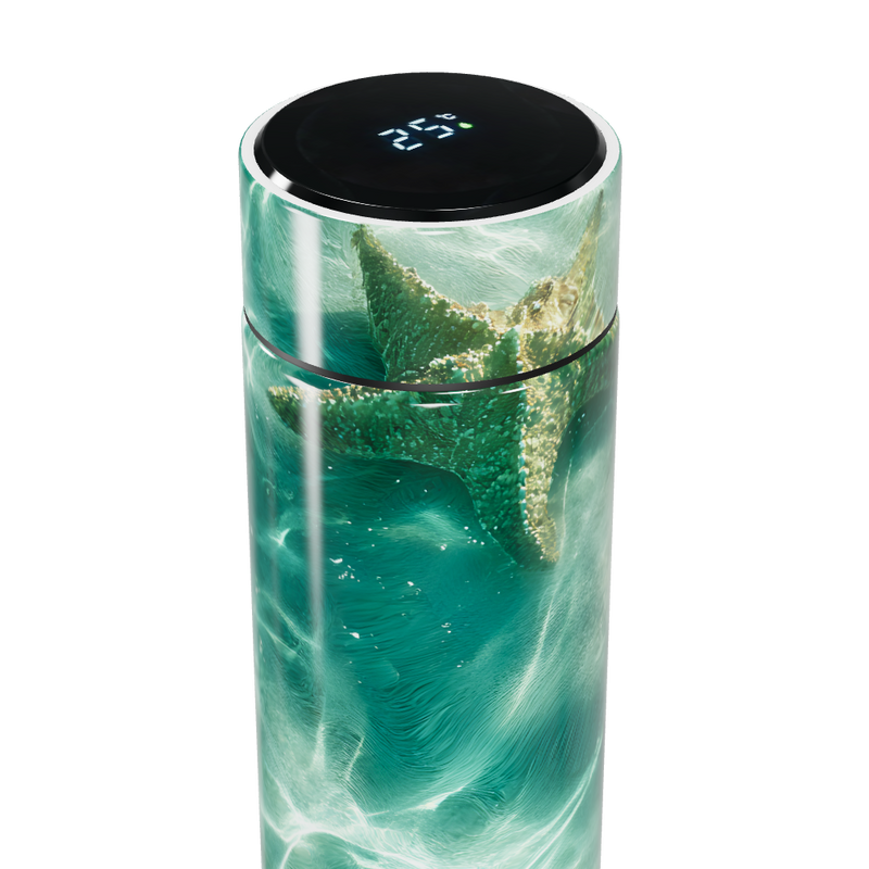 Garrafa Térmica Touch - Estampa Estrela do Mar