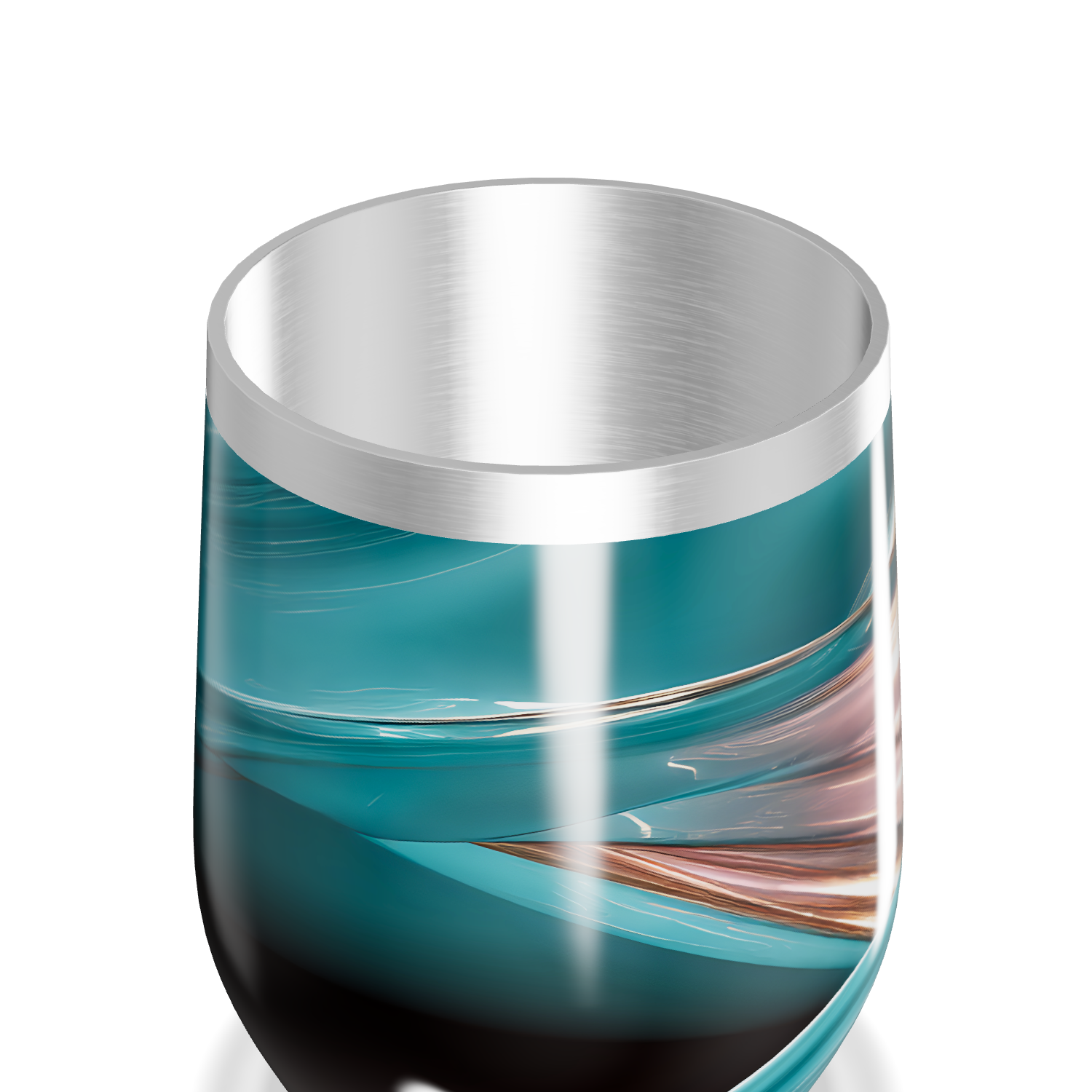 Copo Térmico Slim - Azul Metálico Aço Inox