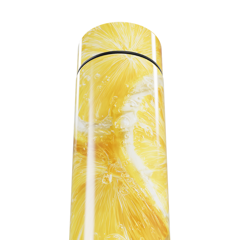 Garrafa Térmica Touch - Estampa Limão Amarelo