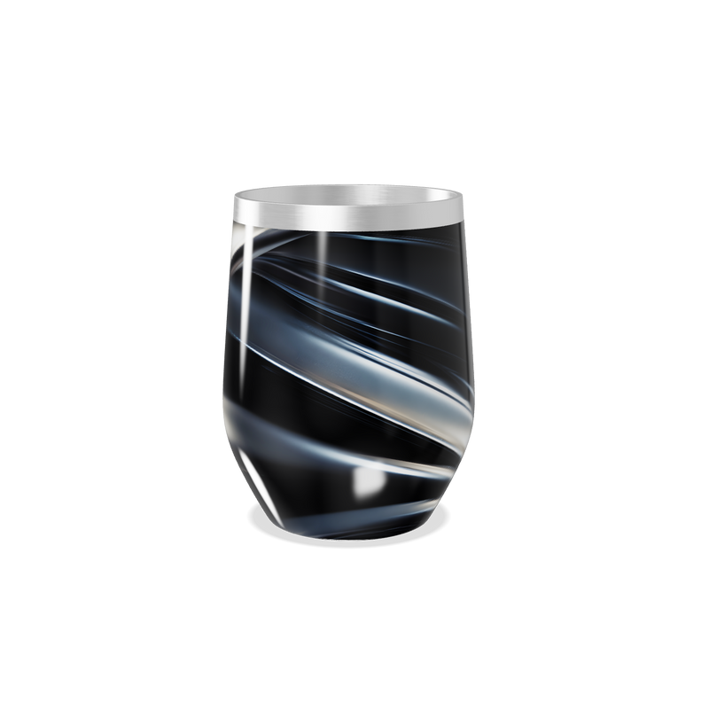 Copo Térmico Slim - Preto com Listras