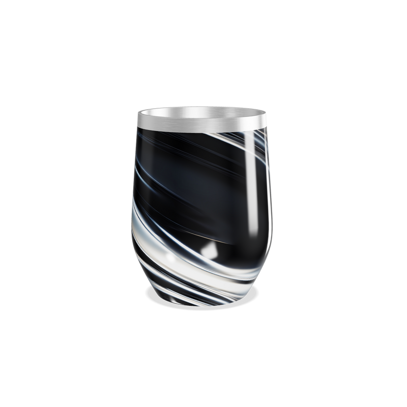 Copo Térmico Slim - Preto com Listras