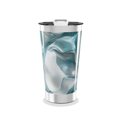 Copo Térmico - Azul Marmorizado Aço