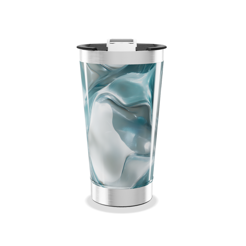 Copo Térmico - Azul Marmorizado Aço